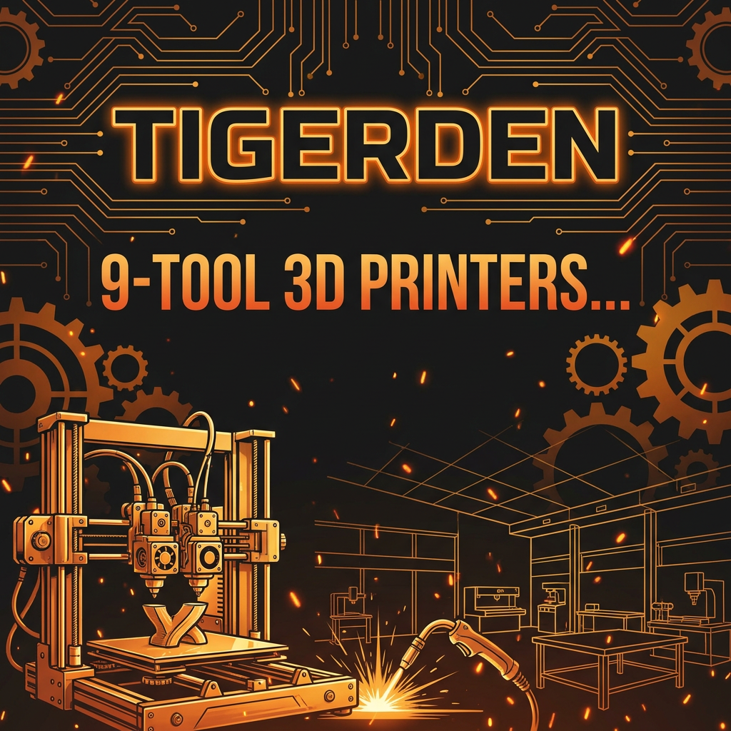 Daily Digest: TigerDen Daily: 9-Tool 3D Printers, Welding Career Jumps, and The 15-Hour Workshop...